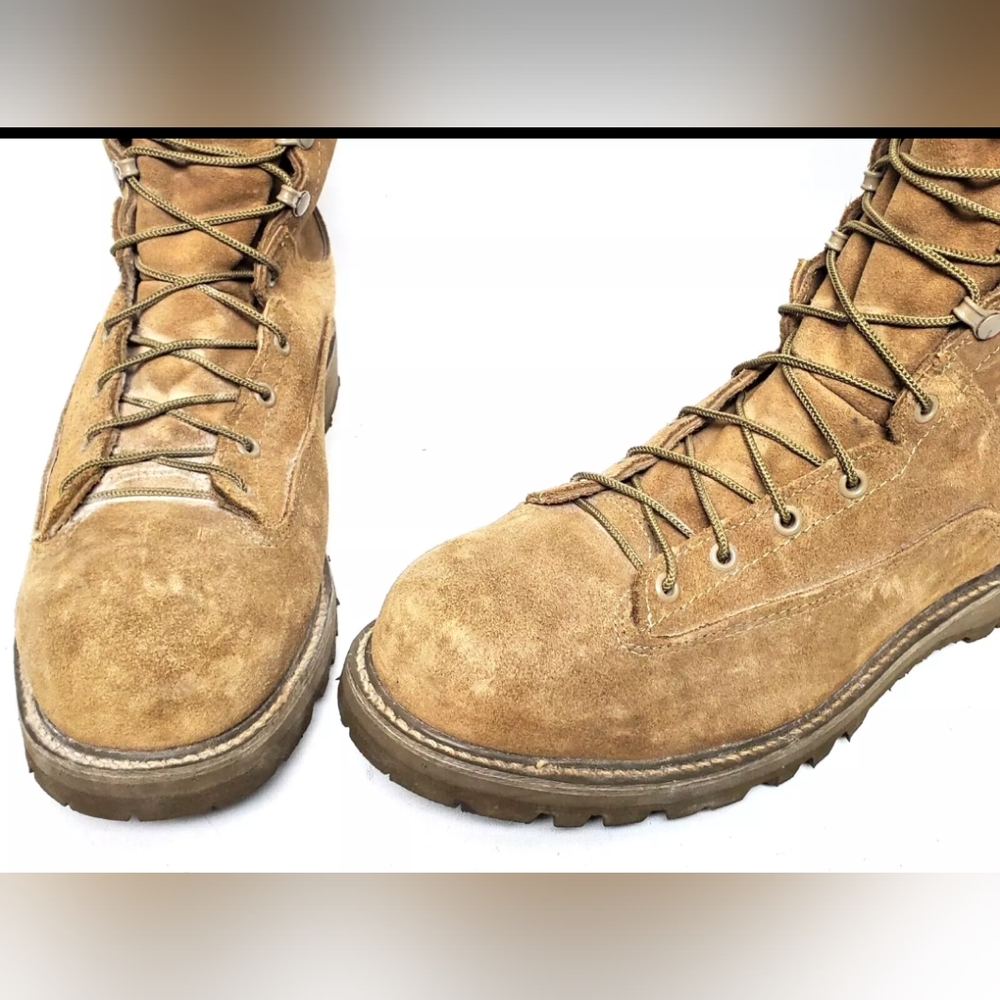 Vibram Men's Tan Combat Boots - Picture 5 of 10